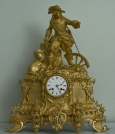 Каминные часы с фигурой маршала Тюренна